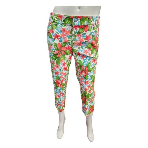 Liz Claiborne Pants - Liz Claiborne Floral Capri Pants Womens SZ 10P